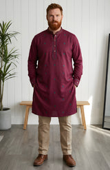 Luxurious Maroon Panjabi | P0036 | 272