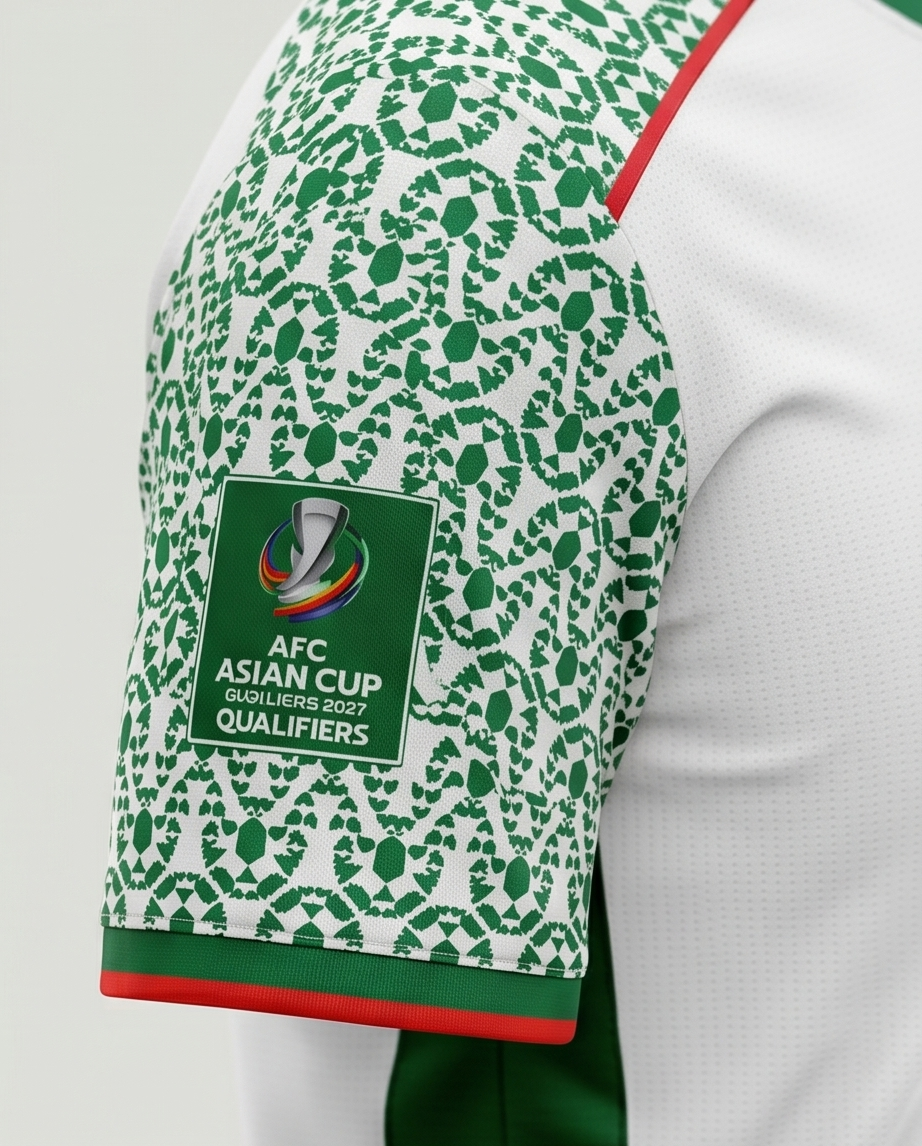 Bangladesh National Football Team Jersey - Player Edition Away kit-White - Raakaat