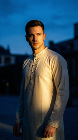 Ivory Royale Embroidered Panjabi P0012 | 230/232