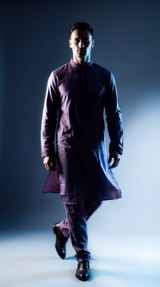 The Amethyst Luster (Purple Panjabi) P0016