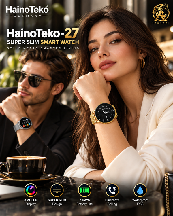 HainoTeko-27 smartwatch lifestyle model image