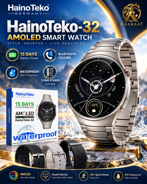 HainoTeko-32 AMOLED smartwatch main product image