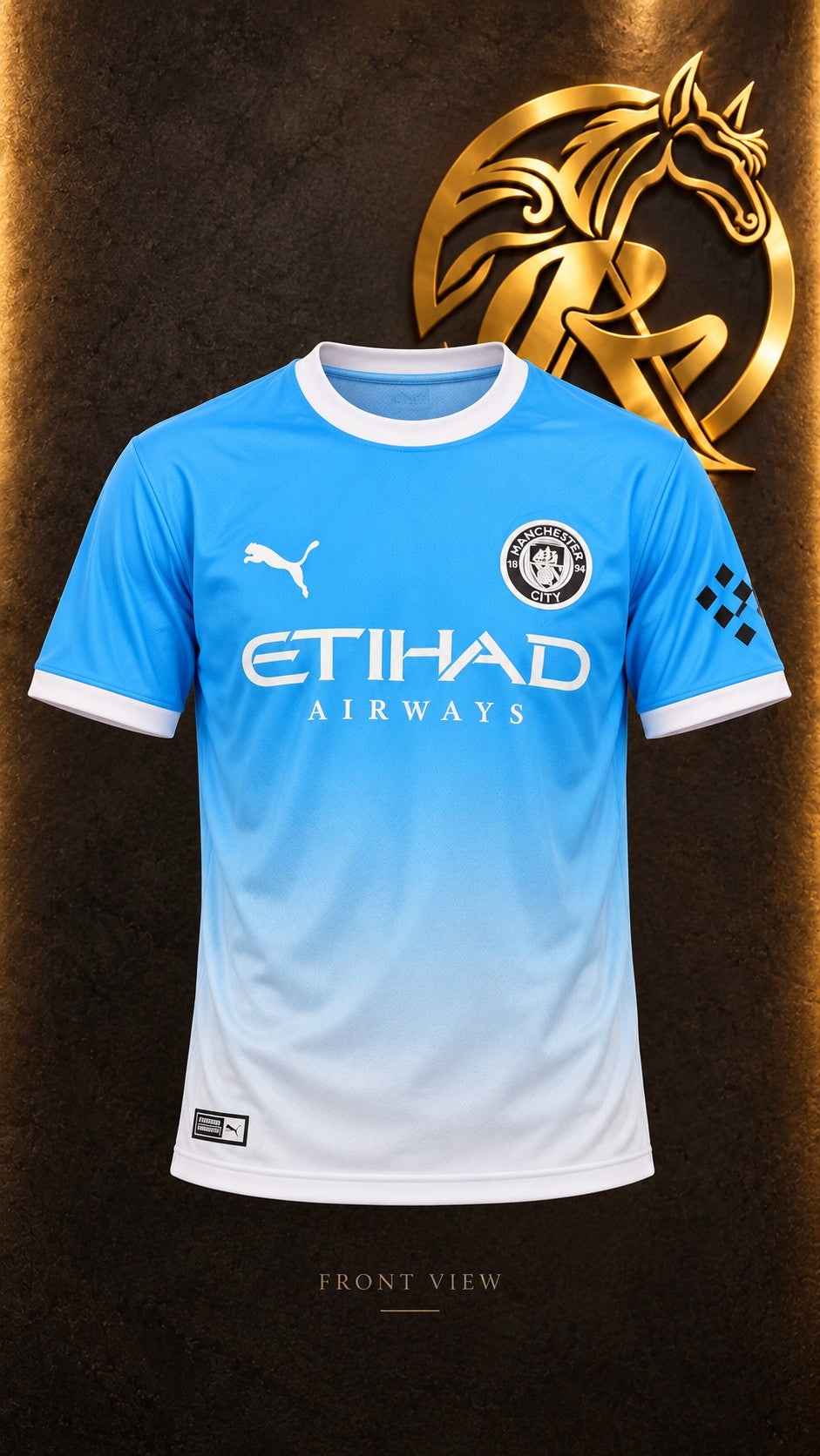 mc-sky-gradient football jersey front view | Raakaat