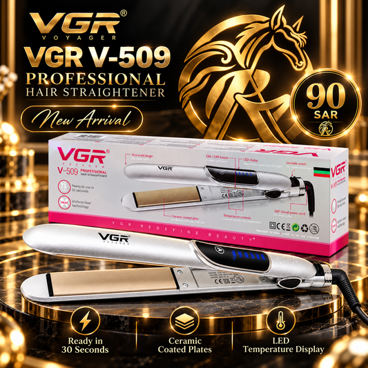 VGR V-509 professional hair straightener new arrival at Raakaat