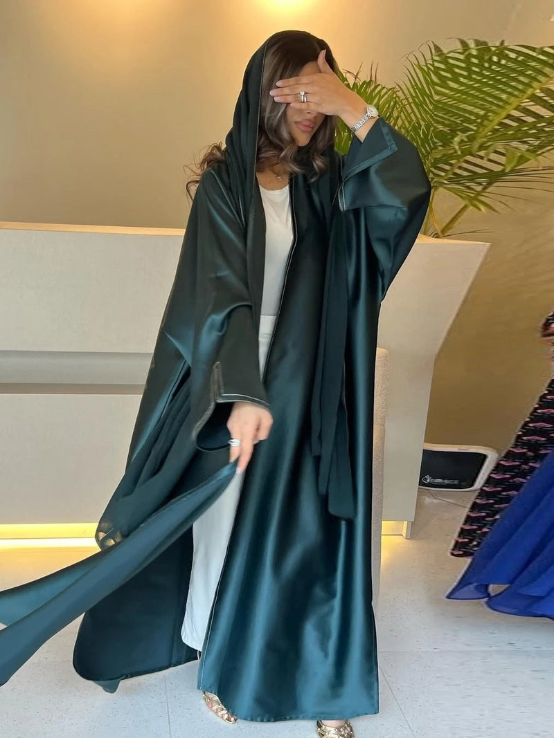 Muslim Modest Abaya Women Cardigan Dress Ramadan Eid Party Abayas Dresses Arab Long Robe Morocco Dubai Kaftan Vestidos Jalabiya