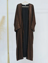 Shiny Satin Open Kimono Abaya Dubai Luxury 2025 Muslim Abayas For Women Kaftan Dress Islam Clothing Robe Femme Musulmane Caftan