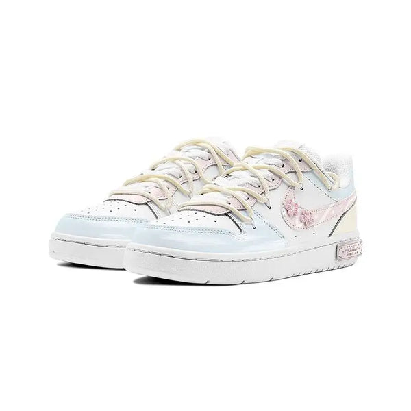 [Custom Chunhe Huayu S-BOX]Nike Court Borough Skateboard Shoes Women's Low-Top Blue