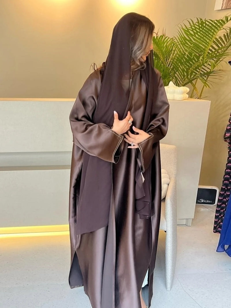 Muslim Modest Abaya Women Cardigan Dress Ramadan Eid Party Abayas Dresses Arab Long Robe Morocco Dubai Kaftan Vestidos Jalabiya