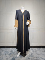 Muslim Abaya for Women Split Sleeve Modest Morocco Party Dresses Ramadan Cardigan Abayas Kaftan Dubai Arab Long Robe 2024