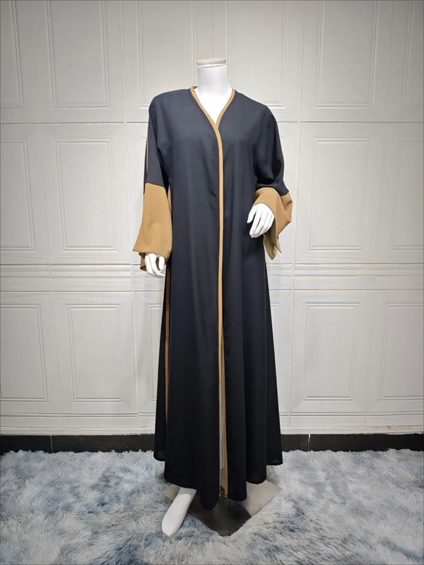 Muslim Abaya for Women Split Sleeve Modest Morocco Party Dresses Ramadan Cardigan Abayas Kaftan Dubai Arab Long Robe 2024
