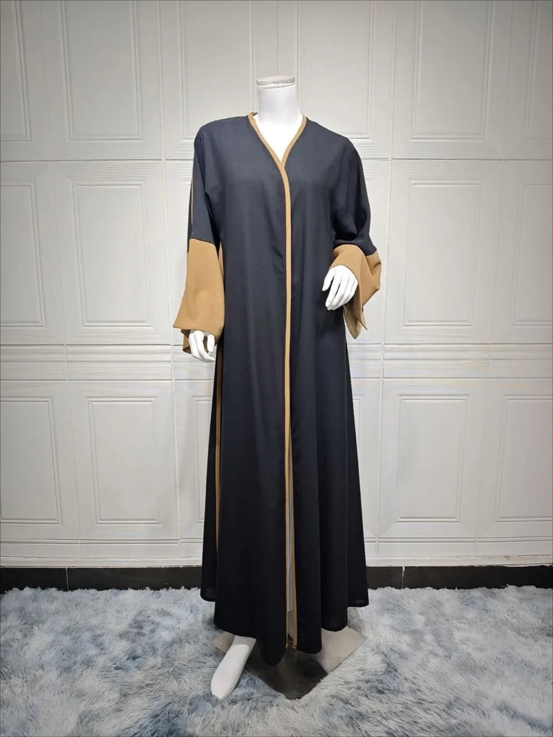 Muslim Abaya for Women Split Sleeve Modest Morocco Party Dresses Ramadan Cardigan Abayas Kaftan Dubai Arab Long Robe 2024