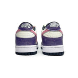 [Custom Female style dark purple bubble]Nike Dunk Ethereal Purple Bubble Anti-Slip Wear-Resistant Low-Top Skateboard Shoes GS