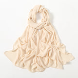 180g Heavy Chiffon Hijab Scarf Muslim Abayas Shawl Women Hijab Cloth Premium Chiffon Headscarf Turban Malaysian Islamic Dresses