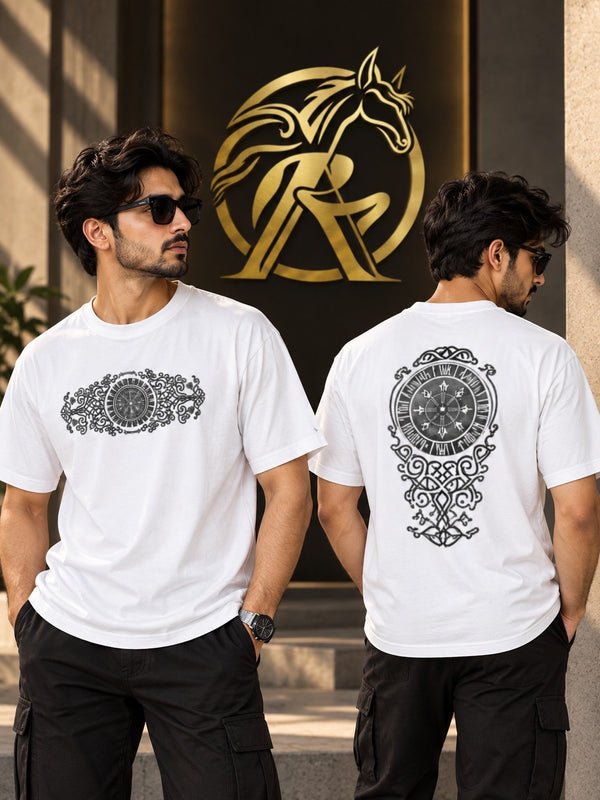 Men’s Premium Oversized Graphic T-Shirt – Front & Back Print |