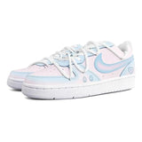 [Custom Crystal]Nike Court Borough Series Skateboard Shoes Women's Low-Top Pink