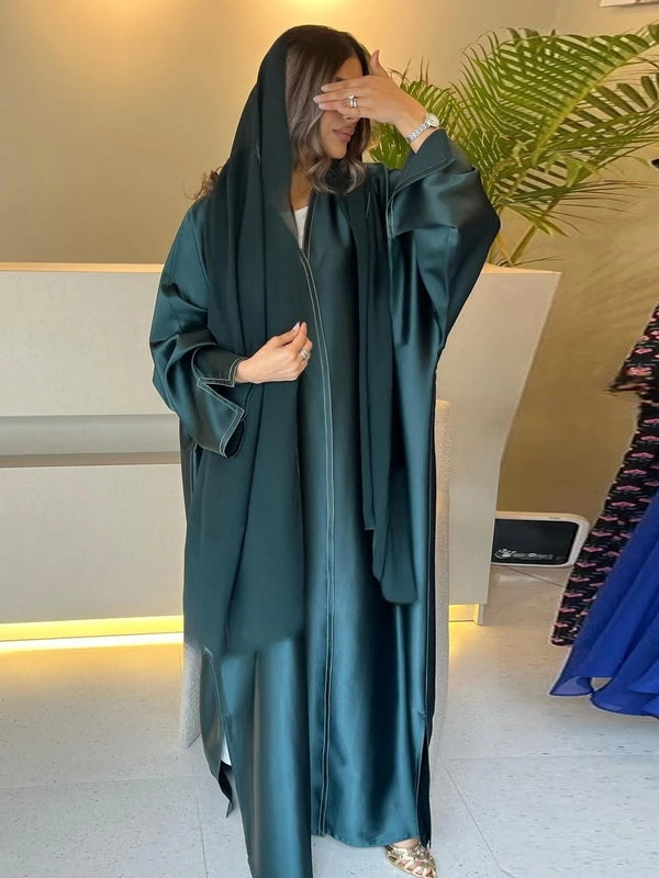 Muslim Modest Abaya Women Cardigan Dress Ramadan Eid Party Abayas Dresses Arab Long Robe Morocco Dubai Kaftan Vestidos Jalabiya