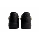 [Custom Silver-winged butterfly in the dark night]Nike Air Force 1 Anti-Slip And Wear-Resistant Lightweight Low-Top Skateboar
