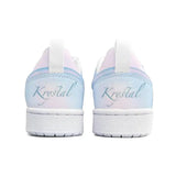 [Custom Crystal]Nike Court Borough Series Skateboard Shoes Women's Low-Top Pink