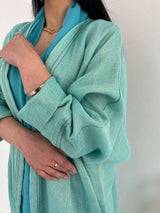 Middle-East Ethnic Clothing Full Sleeve Solid Loose Abaya Muslim Women Abayas Casual Kaftans Islamic Maxi Dresses Jilbabs