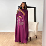 Muslim Women Maxi Dress Cloak Abaya Dubai Kaftan Eid Djellaba Kebaya Islam Clothing Cape Party Gown Caftan Marocain Robe