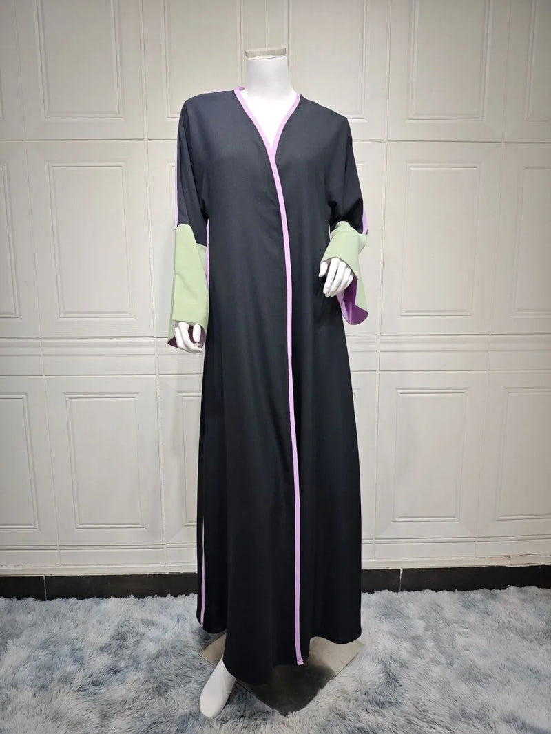 Muslim Abaya for Women Split Sleeve Modest Morocco Party Dresses Ramadan Cardigan Abayas Kaftan Dubai Arab Long Robe 2024