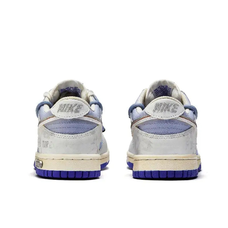 【Customize】Nike Dunk Skateboarding Shoes Men Low-top Blue/gray Sneakers shoes DV0831-104