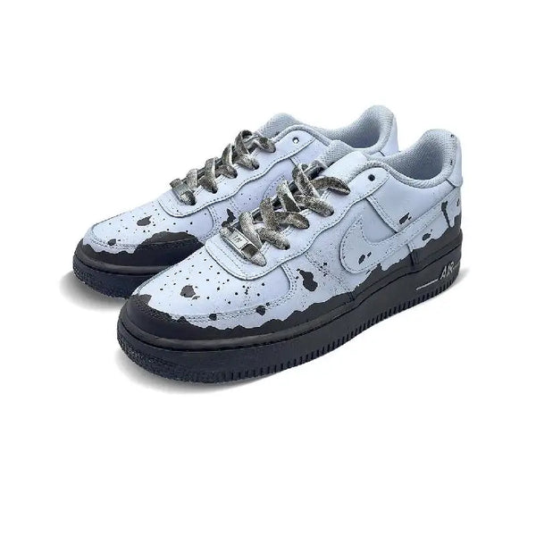 [Custom Muddy path]Nike Air Force 1 Muddy Path Abrasion-Resistant Slip-Resistant Low-Top Skateboard Shoes Men's Brown