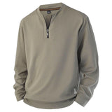 Plus Size 7XL 8XL Men's long-sleeve T-shirt half-zip sweatshirt new style for spring autumn casual V-neck Hoodies men's clothing