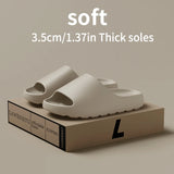 Coconut Slippers Cloud Thick-soled Sandals Summer Fashion Soft Bottom Beach Men Slippers Women's Sandals  EVA Slides