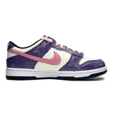 [Custom Female style dark purple bubble]Nike Dunk Ethereal Purple Bubble Anti-Slip Wear-Resistant Low-Top Skateboard Shoes GS