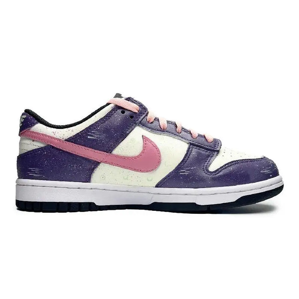 [Custom Female style dark purple bubble]Nike Dunk Ethereal Purple Bubble Anti-Slip Wear-Resistant Low-Top Skateboard Shoes GS