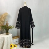 Luxury Dubai Abaya Diamonds Muslim Women Kimono Cardigan Arab Robe Party Dress Eid Morocco Caftan Kebaya Ramadan Abayas Jalabiya