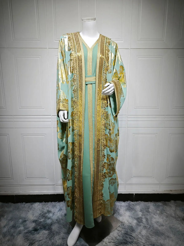 Women Dress Muslim Abaya Embroidery Party Jalabiya Ramadan Long Dresses Abayas Vestidos Largos Kaftan Arab Long Robe 2025