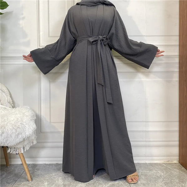 Modest Abayas For Women Muslim Sets Turkey Kaftan Islam Clothing Ramadan Ensembles Musulmans Caftan Marocain Femme Hijab Robe