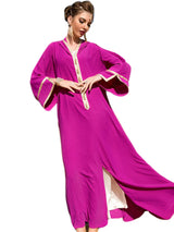 Moroccan Hooded Kaftan Dubai Abaya Turkey Muslim Arabic Eid Mubarak Long Dress Women Caftan Evening Party Robe Musulmane Femme