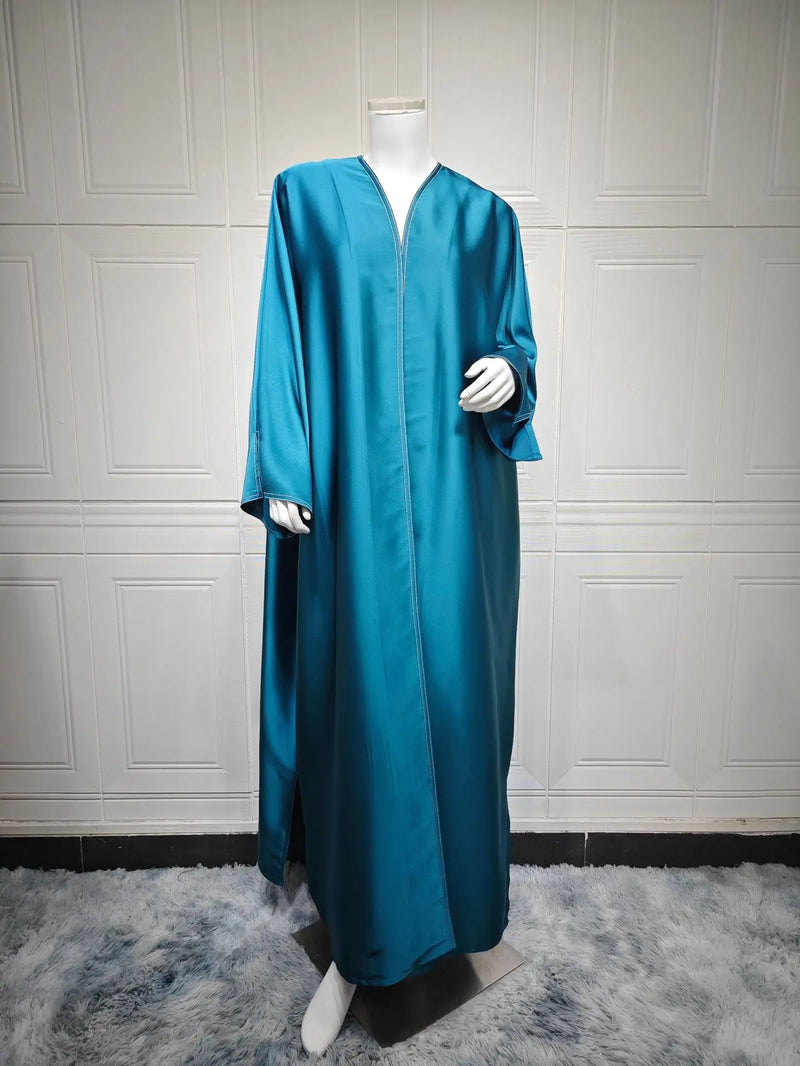 Muslim Modest Abaya Women Cardigan Dress Ramadan Eid Party Abayas Dresses Arab Long Robe Morocco Dubai Kaftan Vestidos Jalabiya