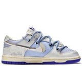 【Customize】Nike Dunk Skateboarding Shoes Men Low-top Blue/gray Sneakers shoes DV0831-104
