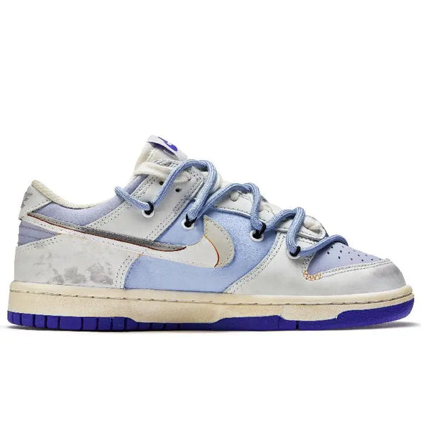 【Customize】Nike Dunk Skateboarding Shoes Men Low-top Blue/gray Sneakers shoes DV0831-104