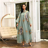Dubai Abaya Sequin Muslim Dress Women Muslim Southeast Asian Dress for Women Casual Party Evening Dress Clothes for Muslim Women