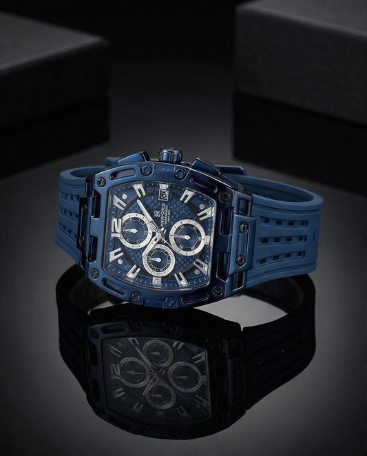 W14-Naviforce Men's Blue Chronograph Watch – Stylish & Sporty Timepiece - Raakaat