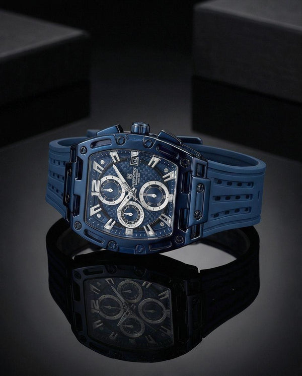 W14-Naviforce Men's Blue Chronograph Watch – Stylish & Sporty Timepiece - Raakaat