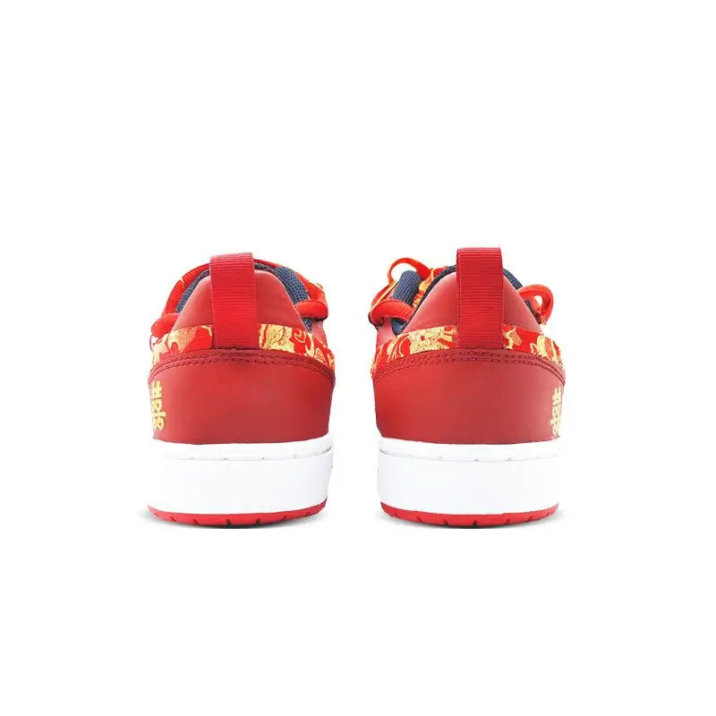 [Custom The friendship between Qin and Jin]Nike Court Borough Anti-Slip Wear-Resistant Low-Top Skateboard Shoes Women's Red W