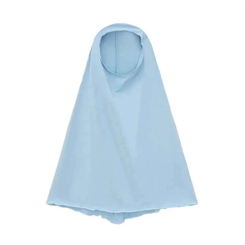 Muslim Islamic Baby Girls Ramadan Abaya With Hijab Full Length Robe Burka Maxi Little Kids Kaftan Girls Prayer Dresses Gowns