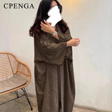 2025 Arabic Muslim Women Modest Cardigan Elegant Dubai Plain Abaya Dress Islamic Party Outfit Fashion Loose Turkey Kaftan Robe