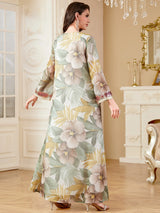 Women Dress Muslim Abaya Kaftan Elegant Dubai Vestidos Largos Long Dresses Arab Robe Party Caftan Jalabiya Ramadan 2025