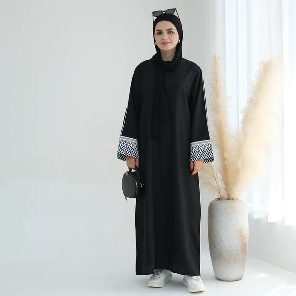 Women Muslim Modest Dress Turkey Kaftan Eid Djellaba Ramadan Islamic Clothing Dubai Abaya Kebaya Caftan Marocain Femme Jalabiya