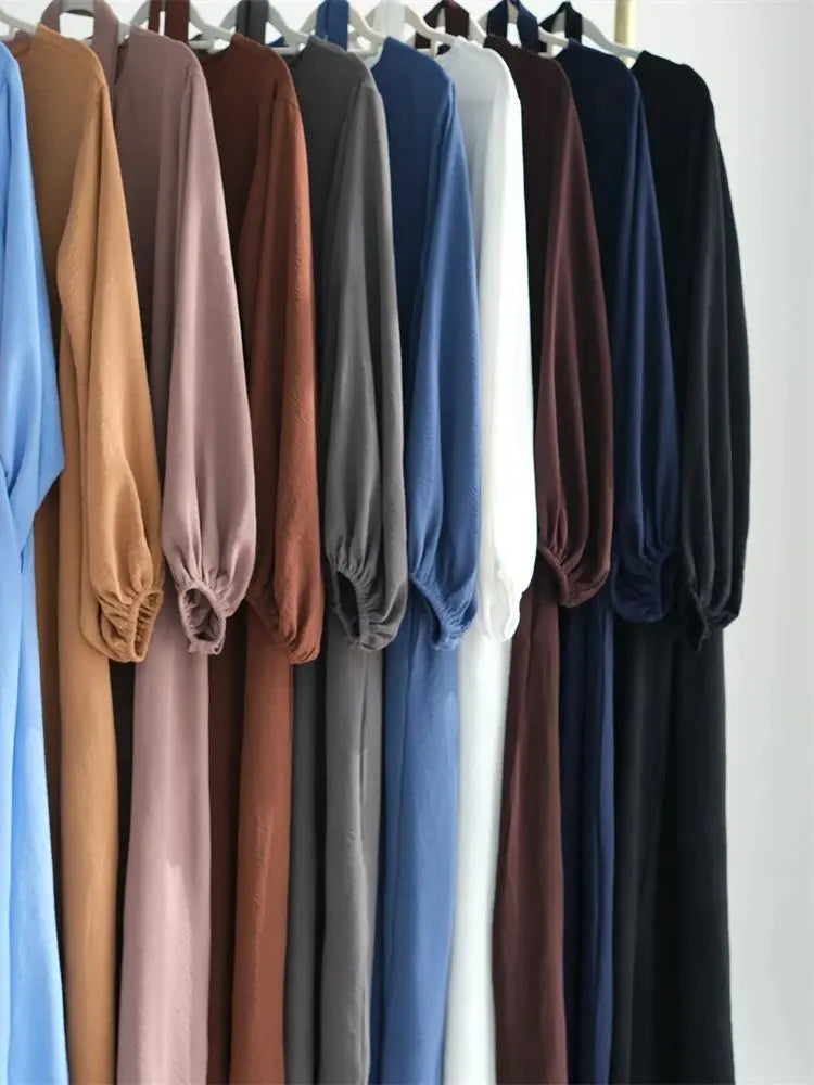 Abayas Muslim Arabic Modest Dress Prayer Clothes For Women Abaya Dubai Turkey Islam Kaftan Robe Femme Musulmane Vestidos