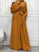 Modest Abayas For Women Muslim Sets Turkey Kaftan Islam Clothing Ramadan Ensembles Musulmans Caftan Marocain Femme Hijab Robe