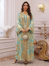 Women Dress Muslim Abaya Embroidery Party Jalabiya Ramadan Long Dresses Abayas Vestidos Largos Kaftan Arab Long Robe 2025
