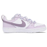 [Custom Purple cute dragon]Nike Court Borough Purple Cute Dragon Non slip Lightweight Low Top Skateboard Shoes GS White Purpl